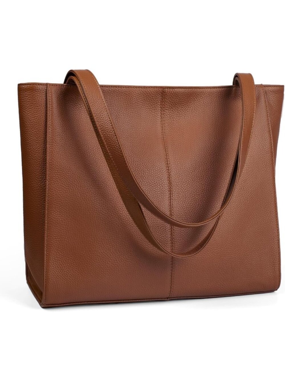 Stylish Genuine Leather Tote Bag for Women - Perfect for Work & Travel Handbag
